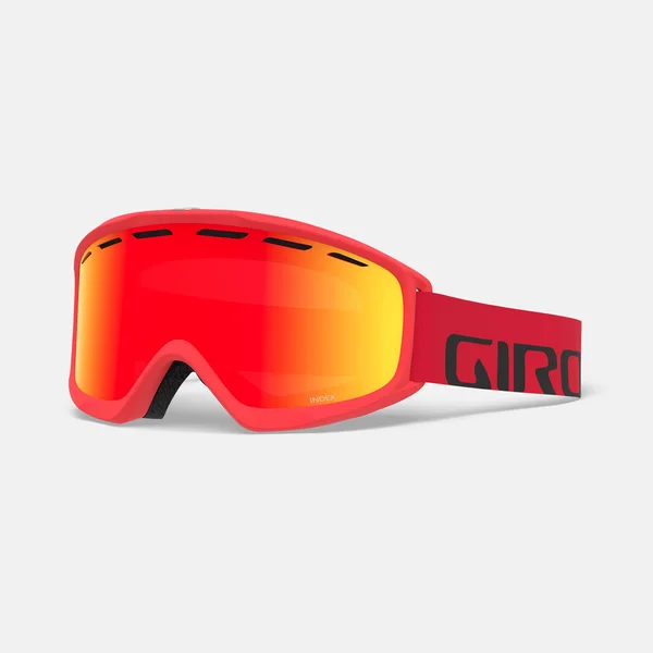 Giro Index OTG Snow Goggle - Red Wordmark, Vivid Ember