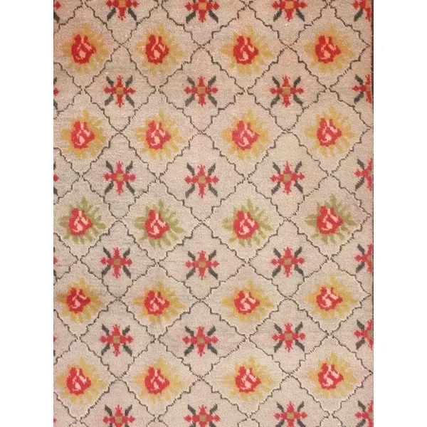 ECARPETGALLERY Hand Knotted Keisari Vintage Grey Wool Rug - Black/Grey