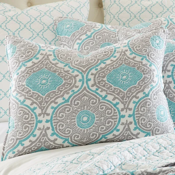 Levtex Gramercy Quilt Set - Grey - Twin