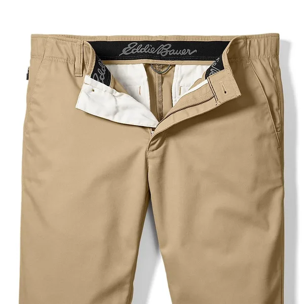Eddie Bauer Men's Flex Wrinkle-Resistant Sport Chinos - Classic - Black - 38/36
