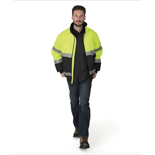 Charles River Men's Signal Hi-Vis Jacket, Black