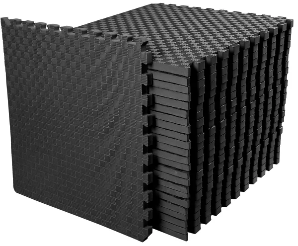 Balancefrom 1x22 Extra Thick Puzzle Exercise Mat with Eva Foam Interlocking Tiles for MMA, Exercise, Gymnastics and Home Gym Pro