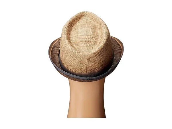 Scala Havana - Straw Fedora Hat - MS192-BRN4-IH