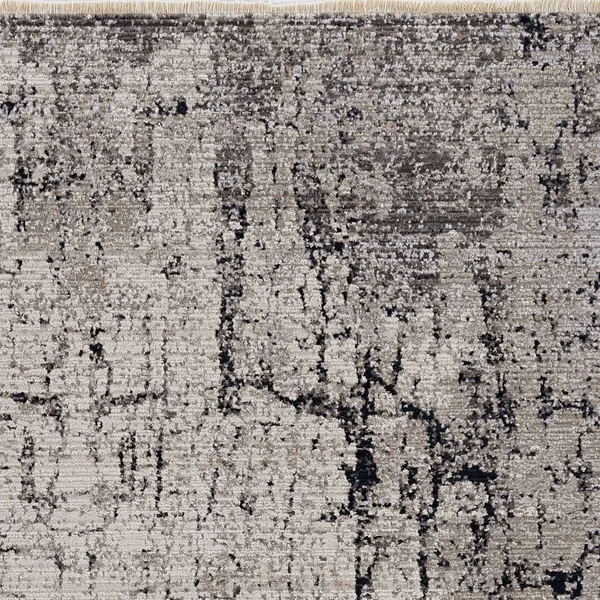 94x22 x 130x22 Ivory or Grey Polyester Rug