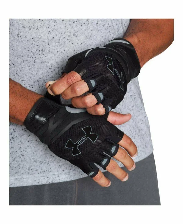 Under Armour Men's Resistor Half-Finger Training Gloves