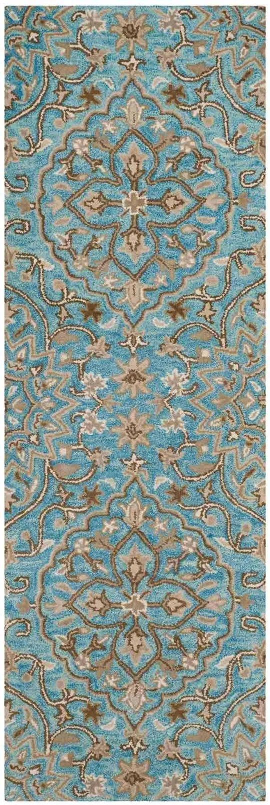 Safavieh Bella Blue & Taupe 2&-6x22 x 4& Rug