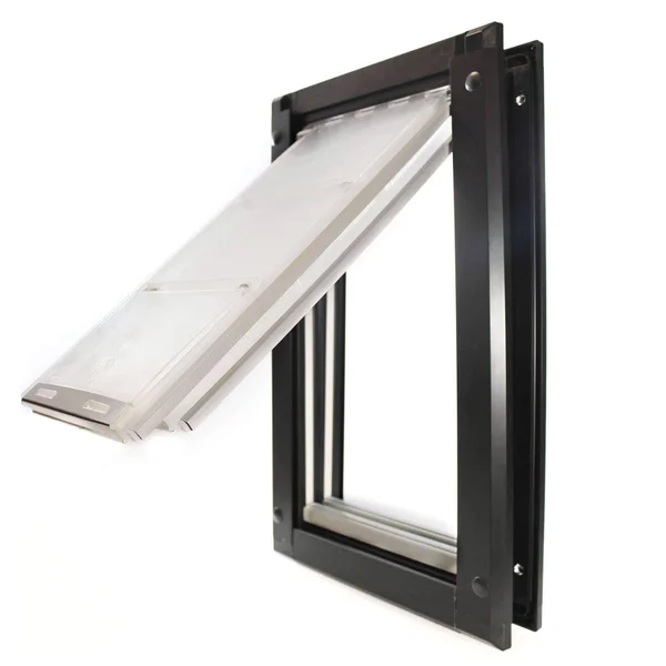 Endura Flap Double Flap Pet Door for Doors - Black - Medium