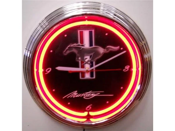 Neonetics Ford Mustang Neon Clock