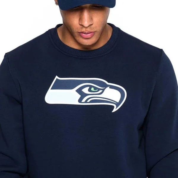New Era Seattle Seahawks Team Logo Crew Neck XXL