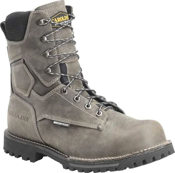 Carolina Men's Pitstop Waterproof Work Boots - Gray