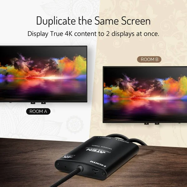Aten VS82H 2-Port True 4K HDMI Splitter