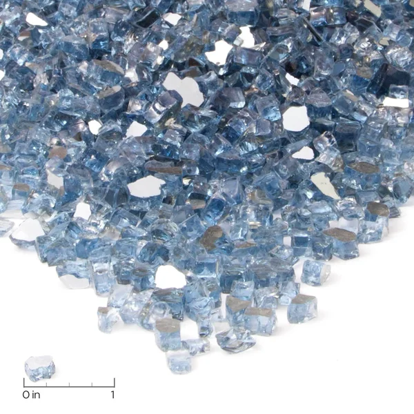 Real Flame Ice Clear Fire Glass