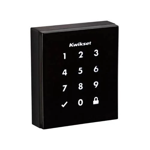 Kwikset 953OBN-HFLSQT-11P Satin Nickel Obsidian SmartCode Electronic Handleset - US15