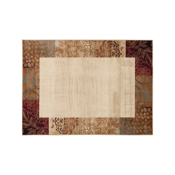 Tayse Elegance 5202 Beige 7 ft. 10 in. Round Transitional Area Rug