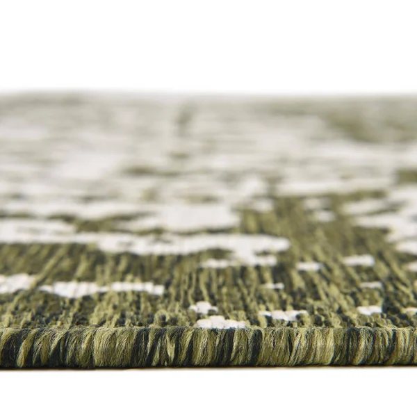 Jill Zarin Dubai Indoor Outdoor Rug, Green, 8ft Sq