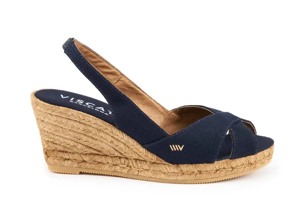 Calella Women's Slingback Wedge Espadrille, Viscata 10 US (41EU), Navy Blue