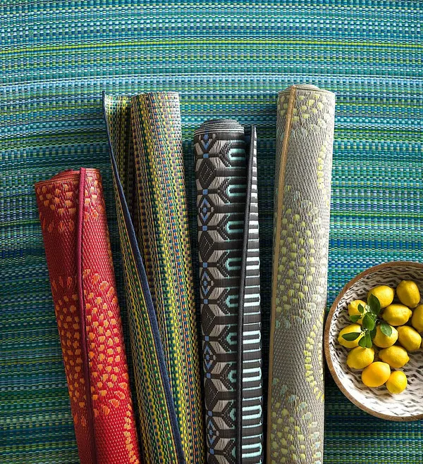 Mad Mats FM-MIX46-TR1 4 x 6 ft. Mixed Indoor & Outdoor Rug - Tropical
