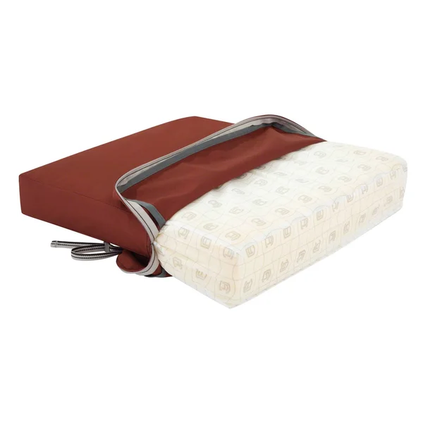 Classic Accessories Ravenna Water-Resistant 23 x 23 x 5 inch Square Patio Seat Cushion Slip Cover & Foam, Spice