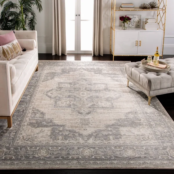 Safavieh 12& x 18& Brentwood BNT865B Cream Grey Rug