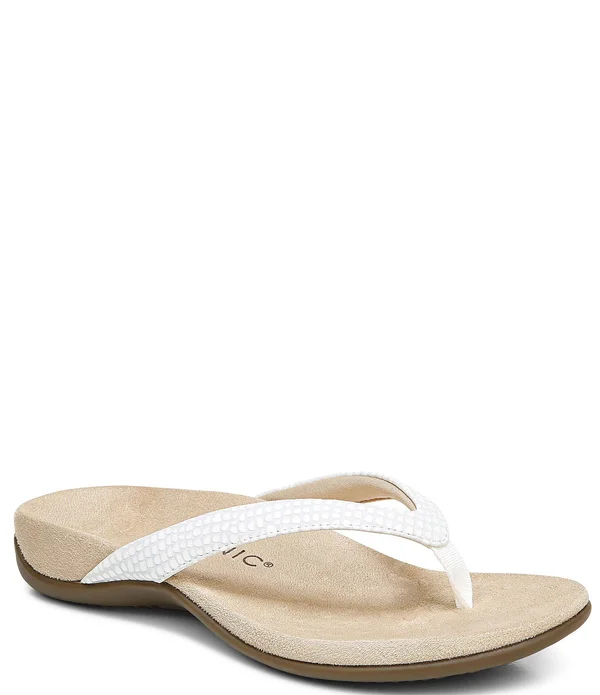Vionic Dillon Women's Shoes White Lizard : 9 M