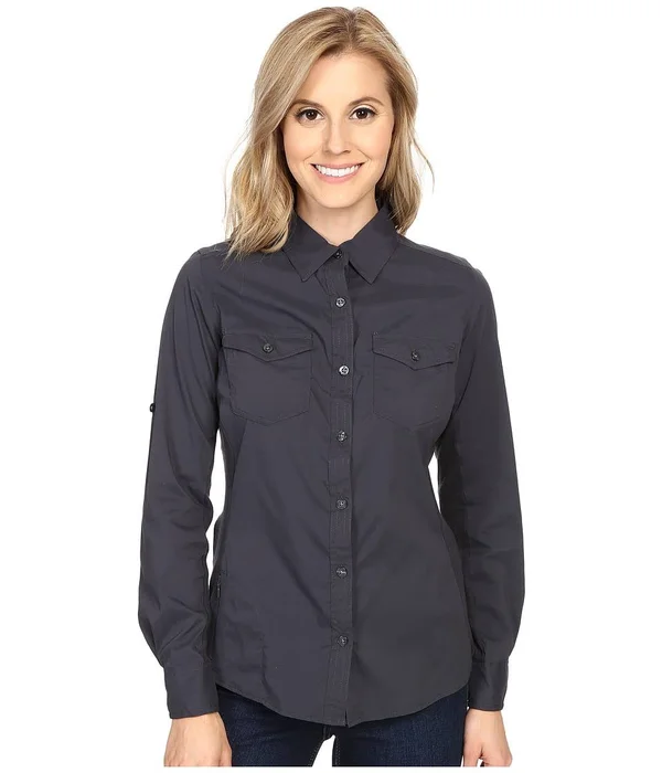 Marmot Annika Long Sleeve Shirt - Women's-Dark Steel-small
