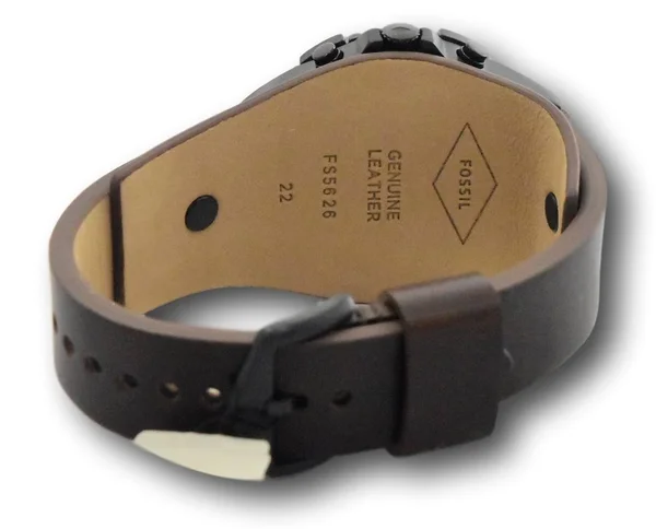 Fossil Men's Garrett Chronograph Leather Watch - Brown