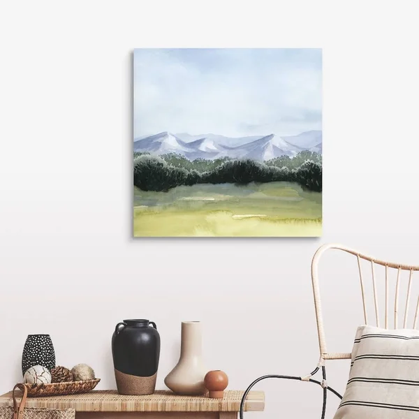 Blue Mountain Break I, Canvas Wall Art, 30x30, Great Big Canvas