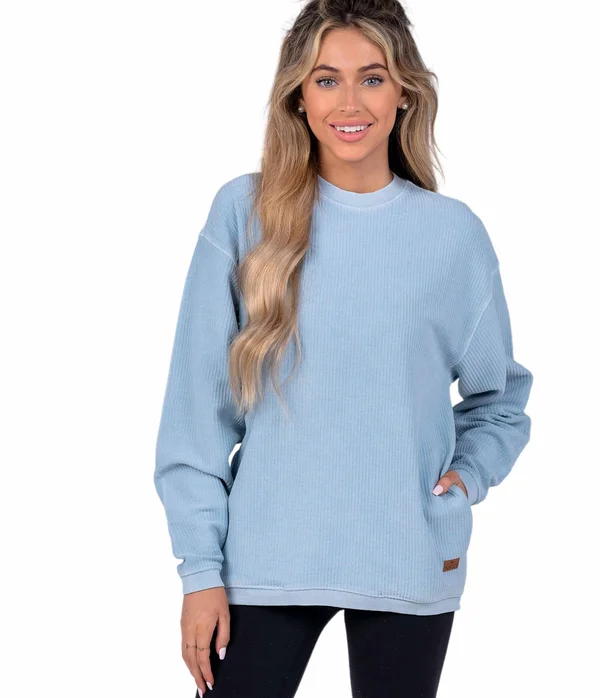 Southern Shirt Corduroy Sweatshirt - Skyway - M