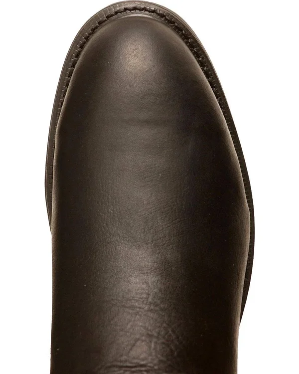 Justin Men's Conductor Black Steel Toe Work Boots - 4767 - Size 9.5