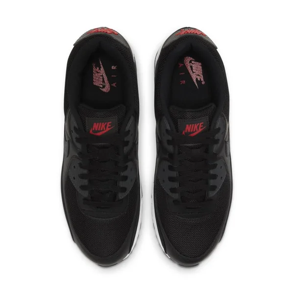 Nike Men's Air Max 90 Casual Shoes in Black/Black Size 8.0 - Leather