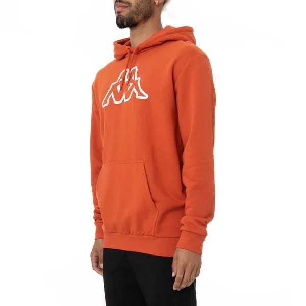 Kappa, Logo Fleece Zavrok Hoodie - Orange Xs, Orange, 311B7QW-WGR