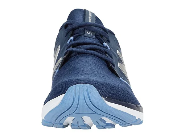 New Balance Women's 577v5 Training Shoes - Navy/Silver (Size 10)