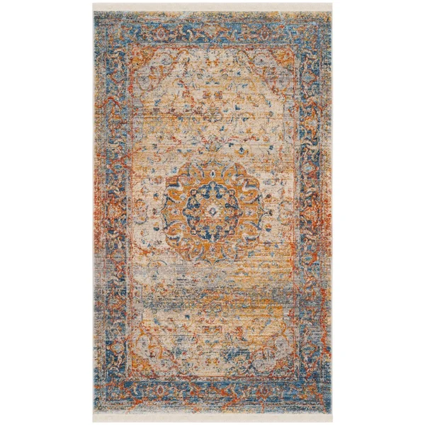 Safavieh Vintage Persian VTP435B 2&2x22 x 10&0x22 Runner Blue, Multi Area Rug