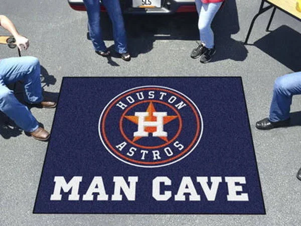 Houston Astros Man Cave Tailgater Rug
