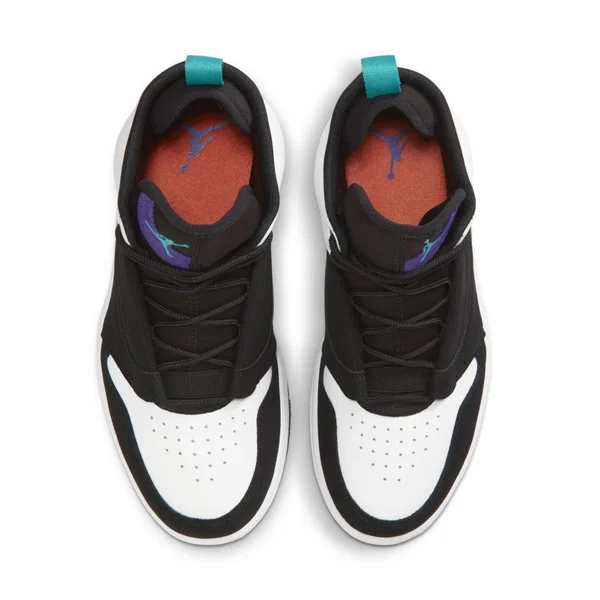 Jordan Mens Fadeaway Leather High Top Basketball Shoes