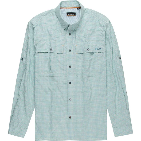 Orvis Open Air Plaid Caster Shirt - Men's Coastal Blue - L