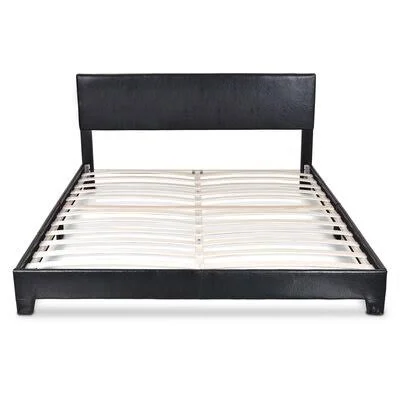 Feikje 32.3x22 Platform Bed Ebern Designs Size: Queen, Color: Black