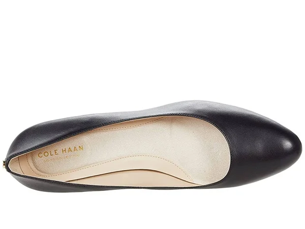 Cole Haan Women's The Go-To Wedge - Black Leather