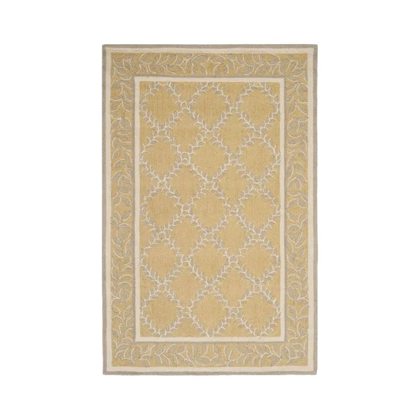 Safavieh Chelsea Yellow - Grey Area Rug; 6& x 9&