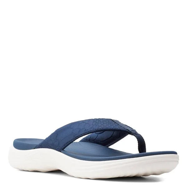 Women's Cloudsteppers by Clarks Lola Point Sandal - Navy - Size 12