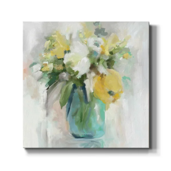 Impasto Bouquet-Premium Gallery Wrapped Canvas - Ready to Hang - 24x24