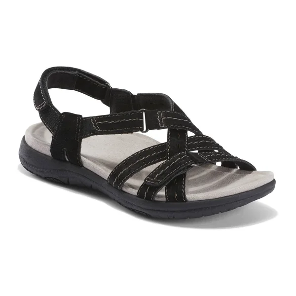 Earth Origins Savoy Sammie Women's Sandal - Black Size 6.5