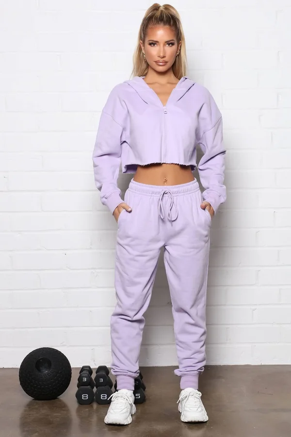 Womens Training Active Jogger in Lavender Size 3X by Fashion Nova