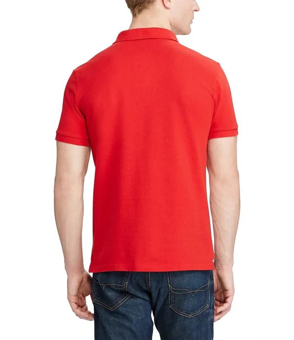 Polo Ralph Lauren Men's Custom Slim Fit Mesh Polo - Polo Black