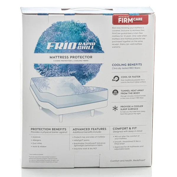 Frio Rapid Chill 5-Sided Waterproof Mattress Protector Queen
