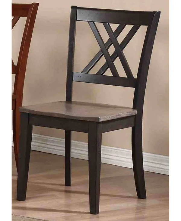Iconic Furniture Company Double X-Back Dining Chairs - Set of 2 - Caramel