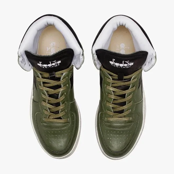 Diadora Mi Basket Used Green