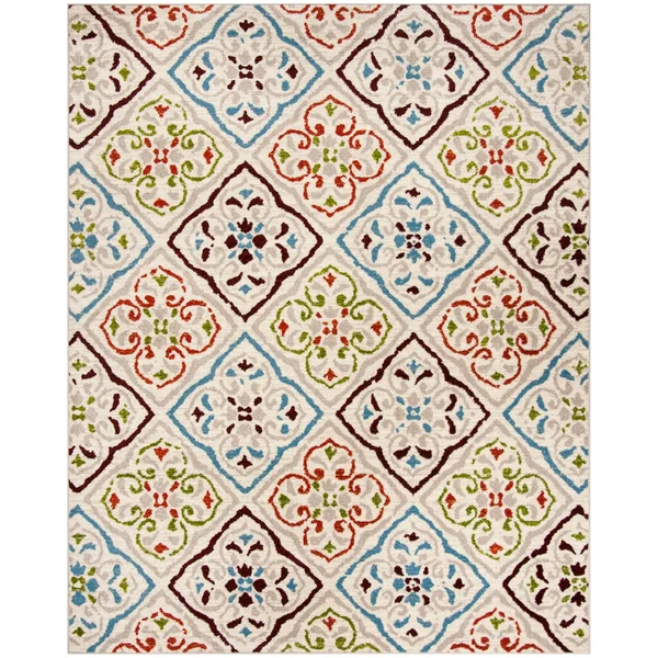 Safavieh Sagamore Light Grey/ Terracotta Rug (6& x 9&)