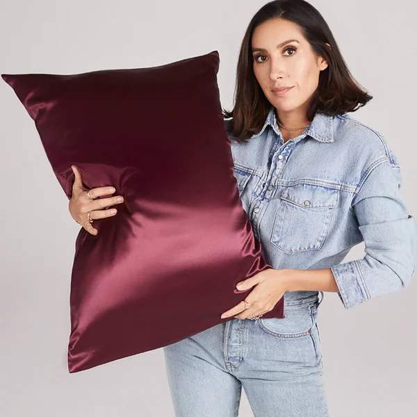 Slip Pure Silk Pillowcase - Plum - Size Queen