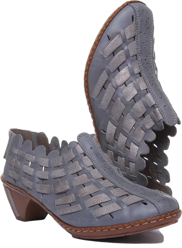 Rieker Sina 78 Azur/Grey 46778-13 (Women's) 38